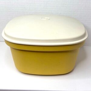 VTG Tupperware Harvest Gold‎ Microwave Steamer 888-9 * NO STEAMER BASKET*